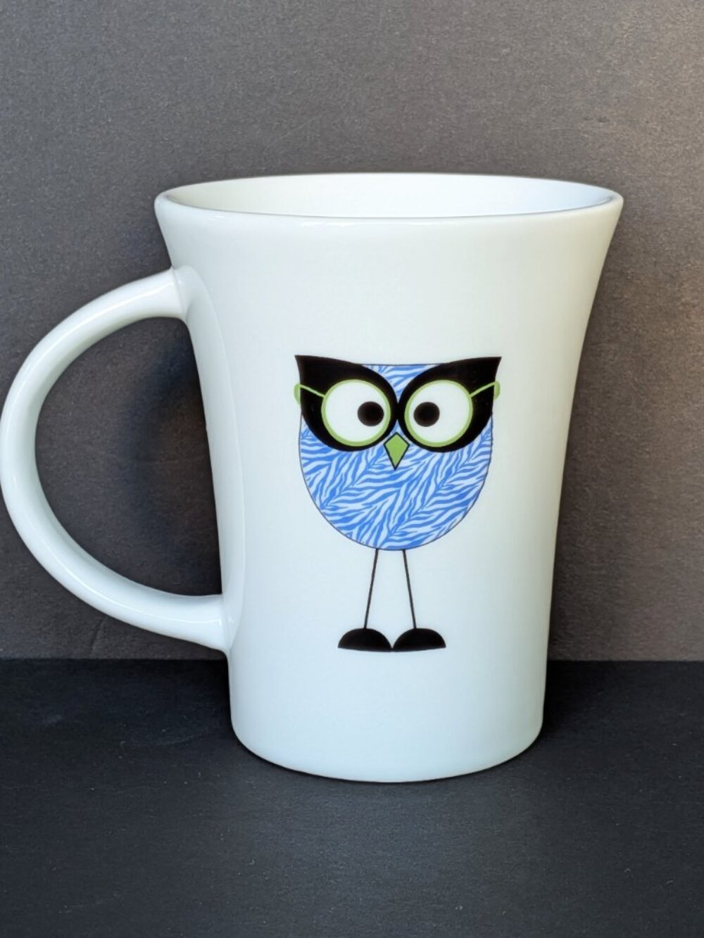 Tara Reid Designs Blue Owl Mug